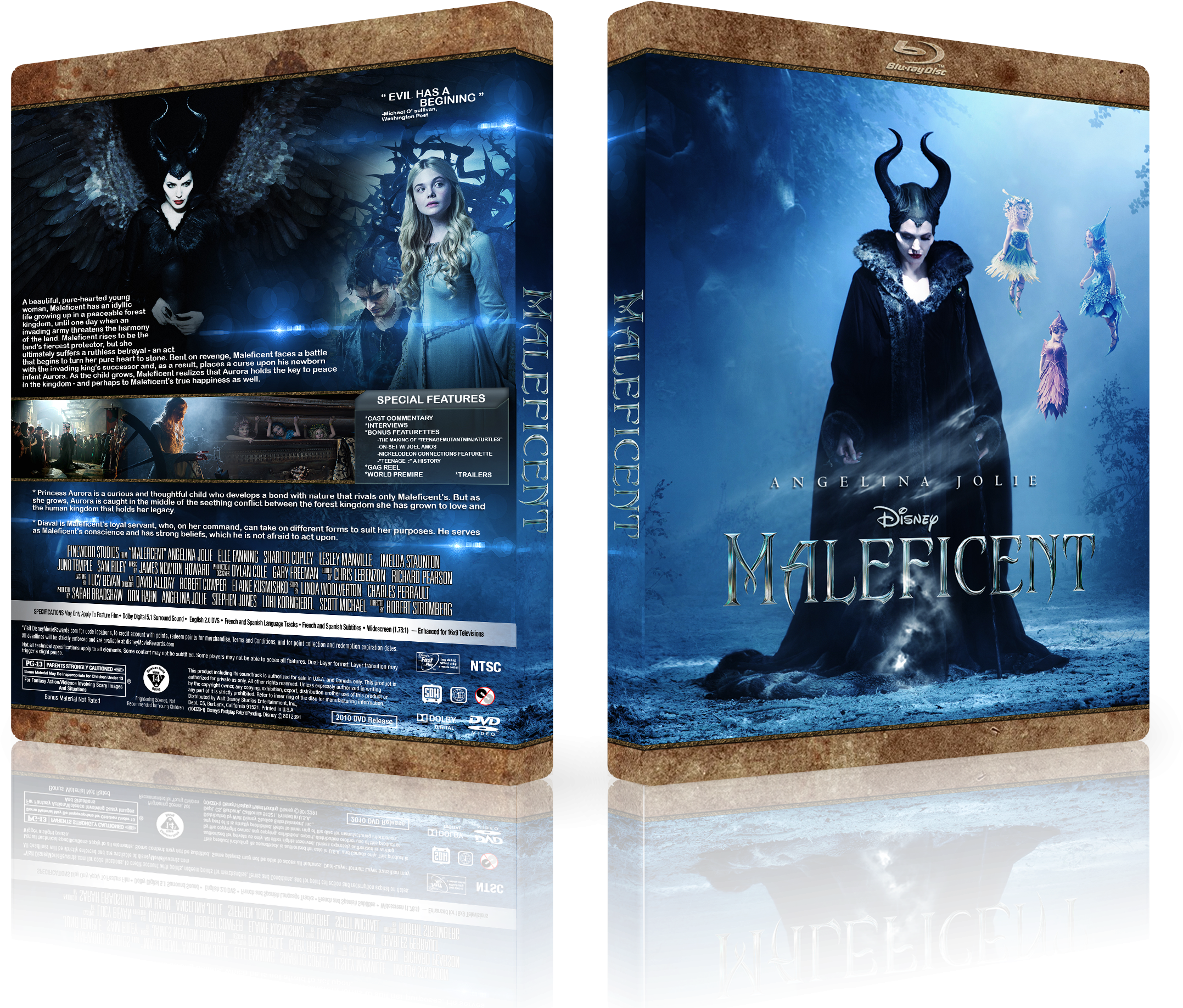 Maleficent Box Cover - Maleficent In The Woods (2280x2000), Png Download