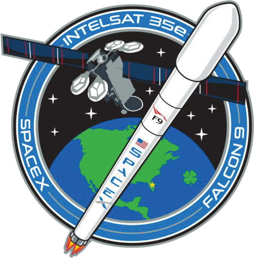 Spacex To Launch Intelsat 35e Satellite - Intelsat 35e (820x831), Png Download