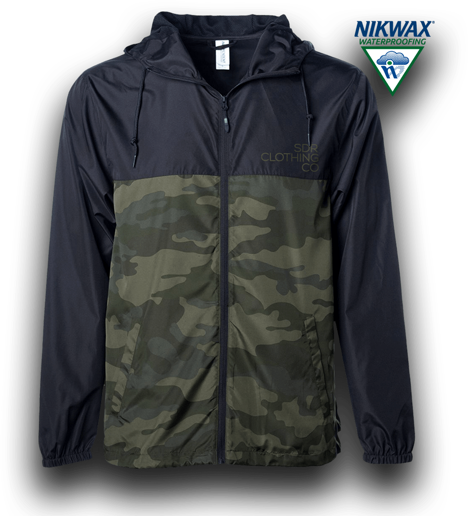 Home / Cycling Apparel / Shells / Stacked Logo Packable - Camo Windbreaker (1080x1080), Png Download