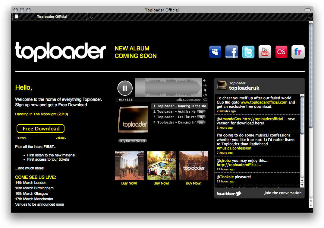 We Noticed This All Black Soundcloud Player On The - Toploader (1082x762), Png Download