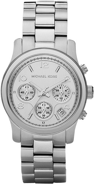 Michael Kors Runway - Fossil Watch Silver Women (640x640), Png Download