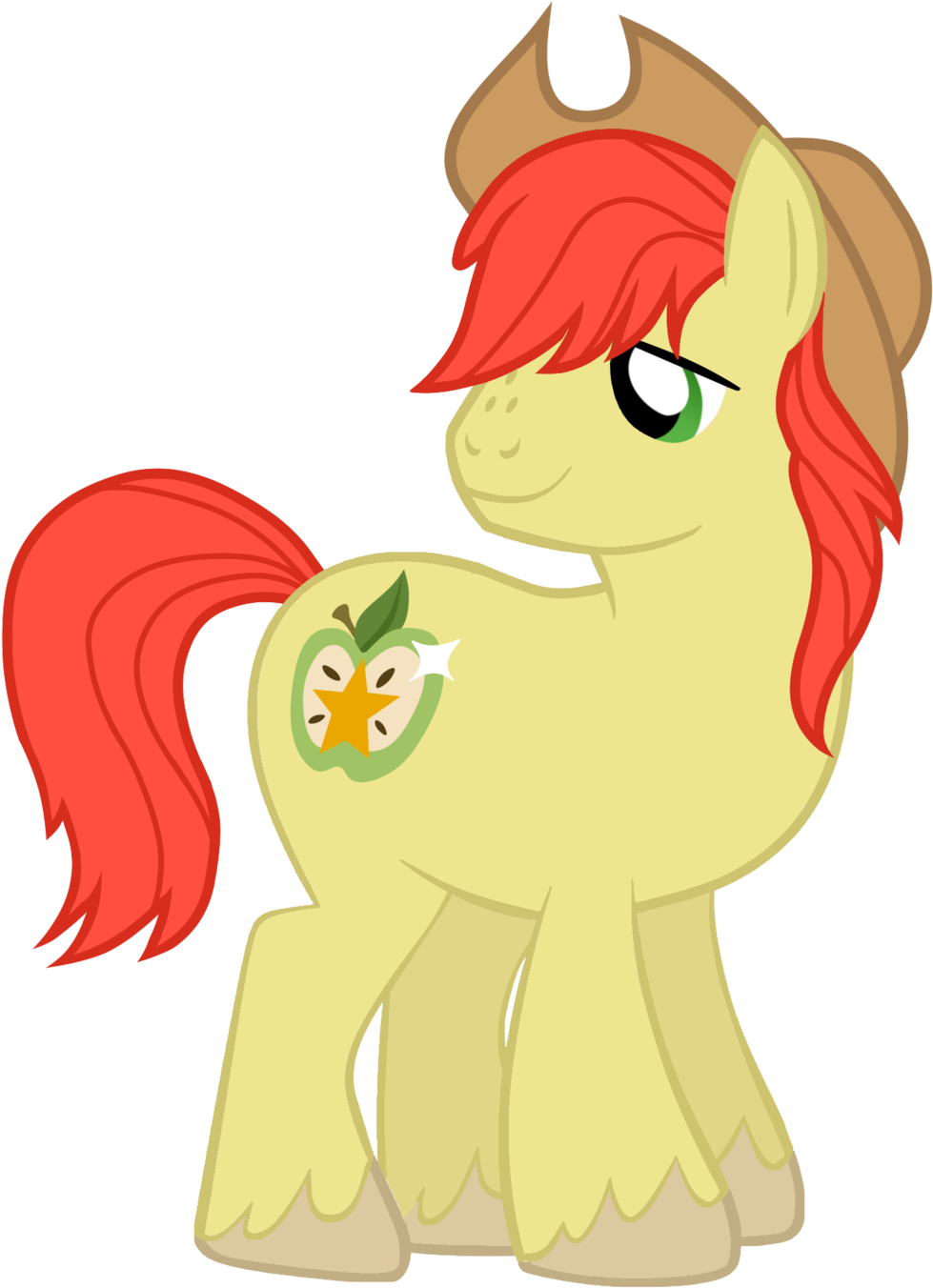Bright Mac Vector By Magpie-pony - My Little Pony Bright Mac (979x1352), Png Download