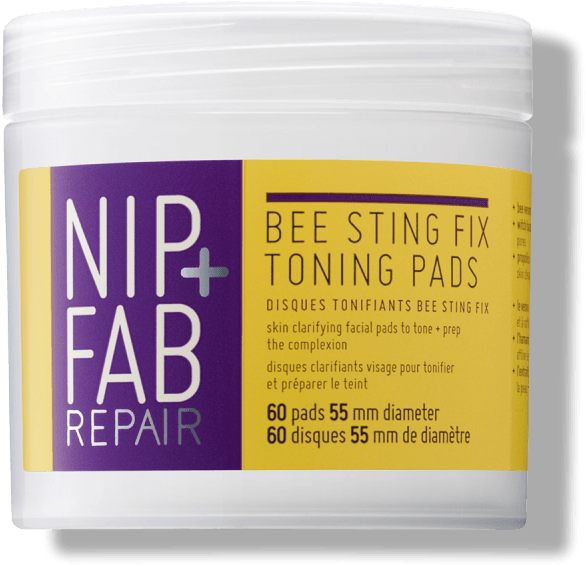 Bee Sting Fix Toning Pads Nip Fab - Cosmetics (1000x1000), Png Download
