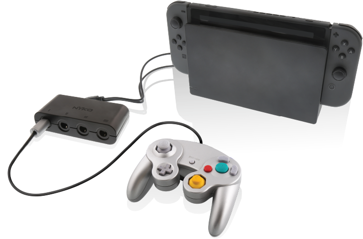 Retro Controller Hub For Nintendo Switch™ - Nintendo Switch Controller Hub (1024x768), Png Download