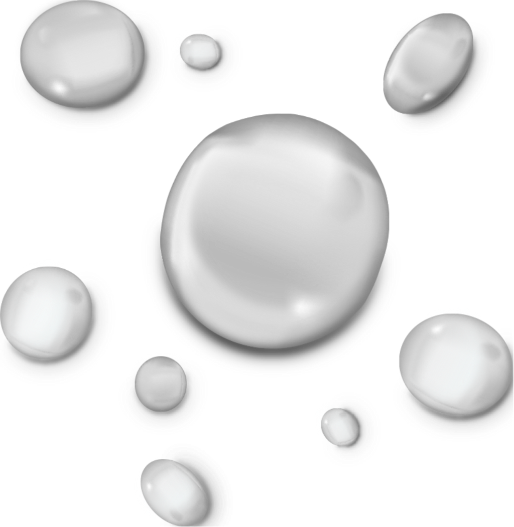 Ftestickers Sticker - Realistic Water Drop Png (1024x1051), Png Download