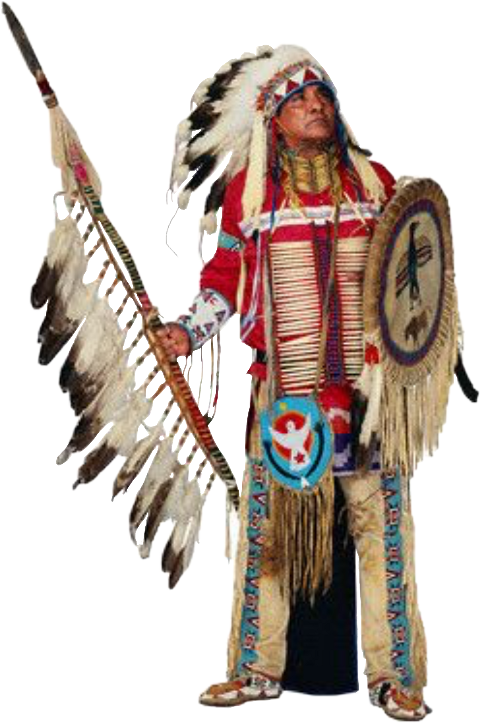 Native American Chief Clothing (480x723), Png Download