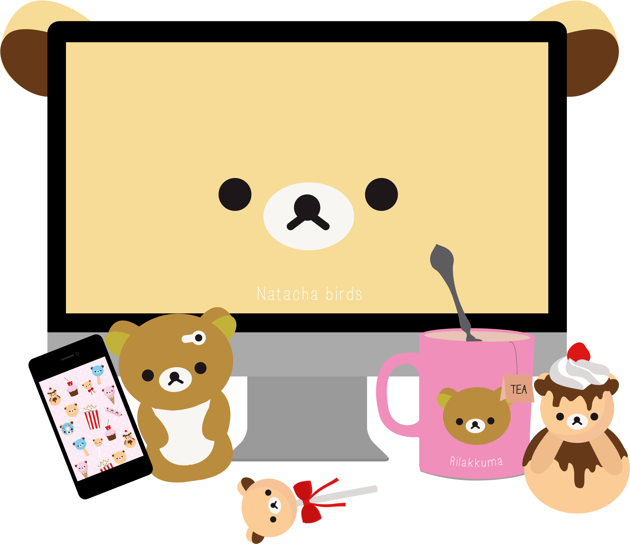 Rila - Fond D Écran Pour Ordinateur Kawaii (2304x1956), Png Download