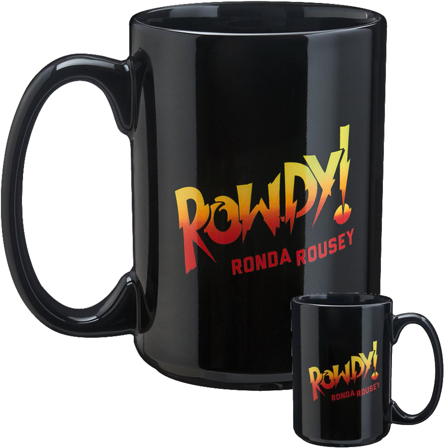Rowdy Ronda Rousey 15 Oz. Mug (1000x1000), Png Download
