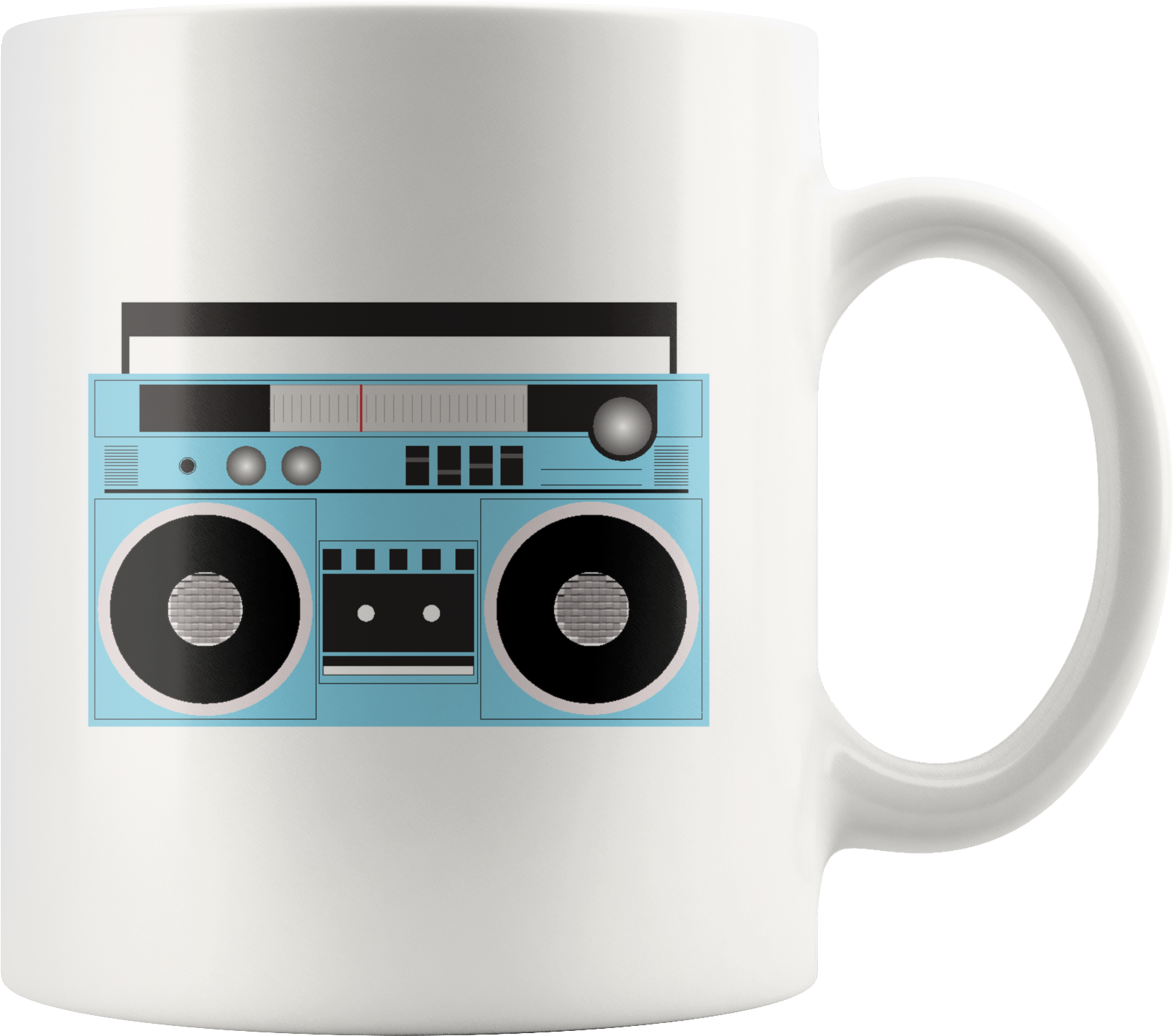 Load Image Into Gallery Viewer, Boom Box Mug - Coffee Cup (2000x2000), Png Download
