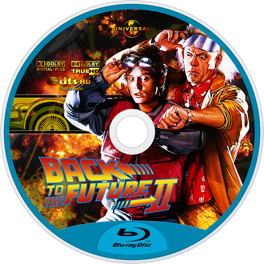 Back To The Future Part Ii Bluray Disc Image - Bar Daylight Savings Time (1000x1000), Png Download