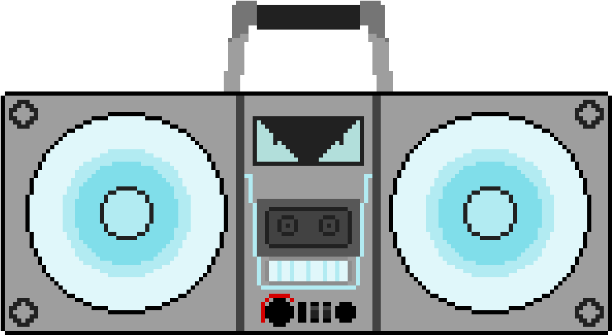 Boombox - Circle (1200x1200), Png Download