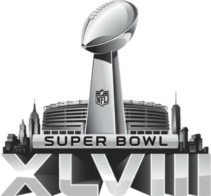The Biggest Bowl Of The Year - Super Bowl 48 Trophy (686x630), Png Download