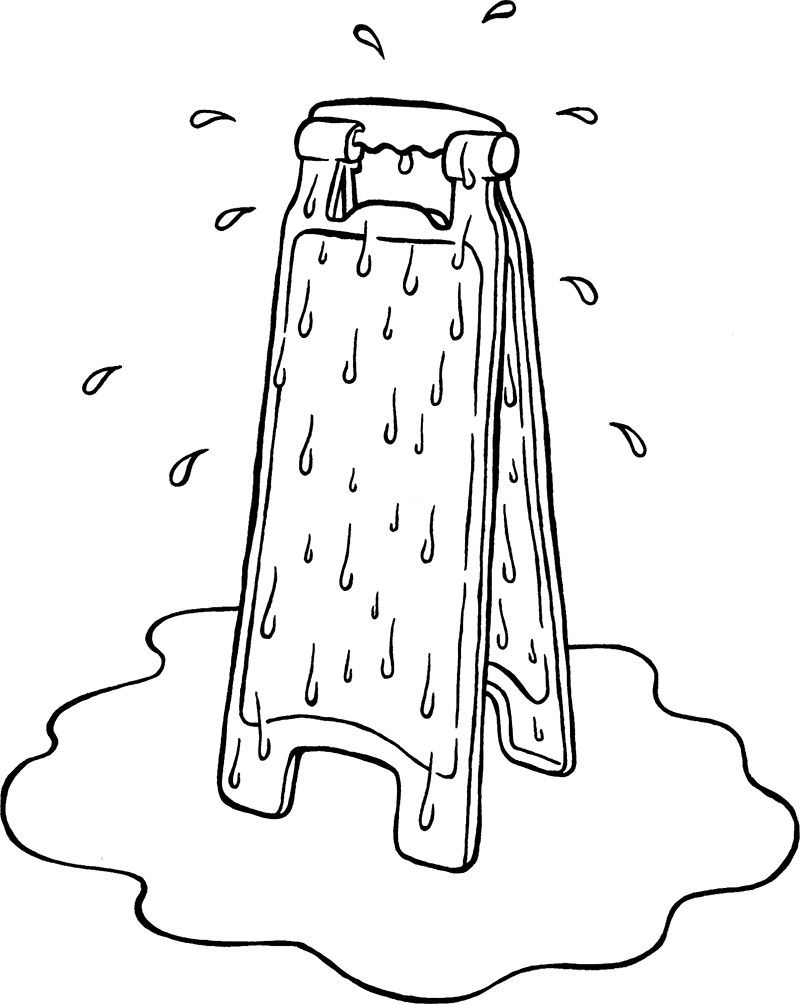 Wet Sweat - Illustration (800x1004), Png Download