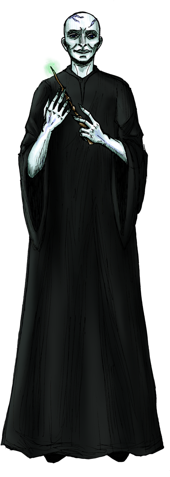 Voldemort Png - Little Black Dress (600x1590), Png Download