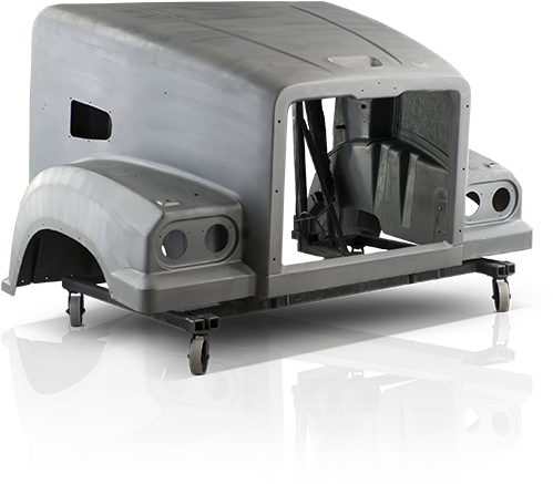 Goldshield Fiberglass - Model Car (709x498), Png Download