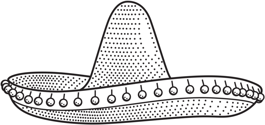 Sombrero Illustration R2 - Sombrero Illustration (1000x808), Png Download