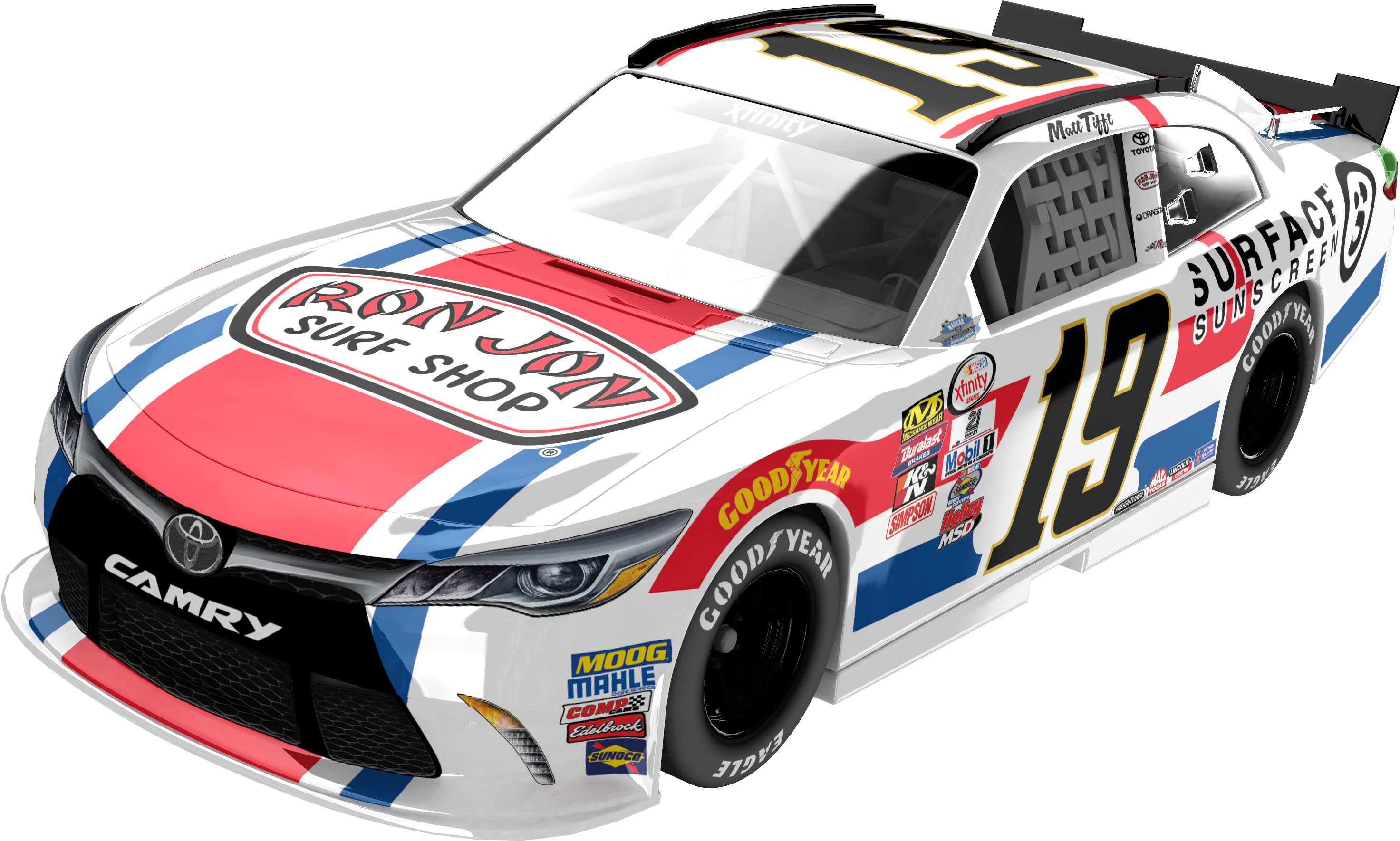 Click To Open Image Click To Open Image - Nascar Team Cars Png (3900x1950), Png Download