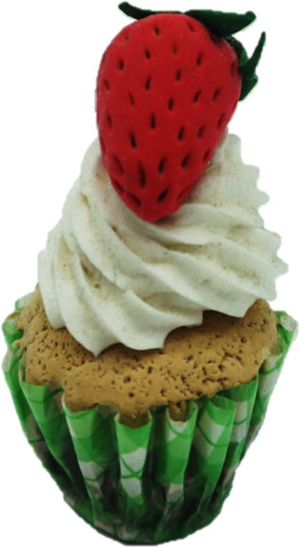 Free Sample Flexible Eco Friendly Whipped Cream Clay - Cupcake (1103x917), Png Download