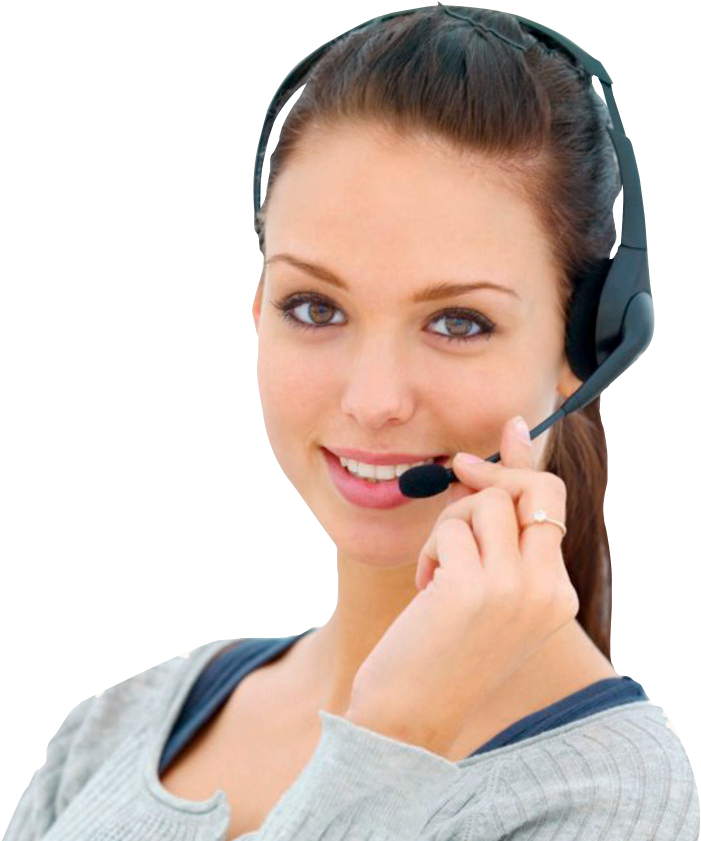 Calling Girl Png - Call Center Girl Png (906x850), Png Download