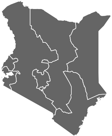 Map Of Kenya (939x451), Png Download