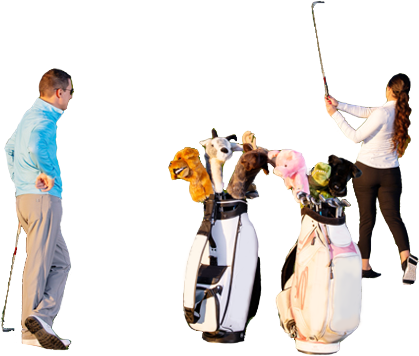 Black Poodle Hybrid - Foursome (golf) (900x724), Png Download