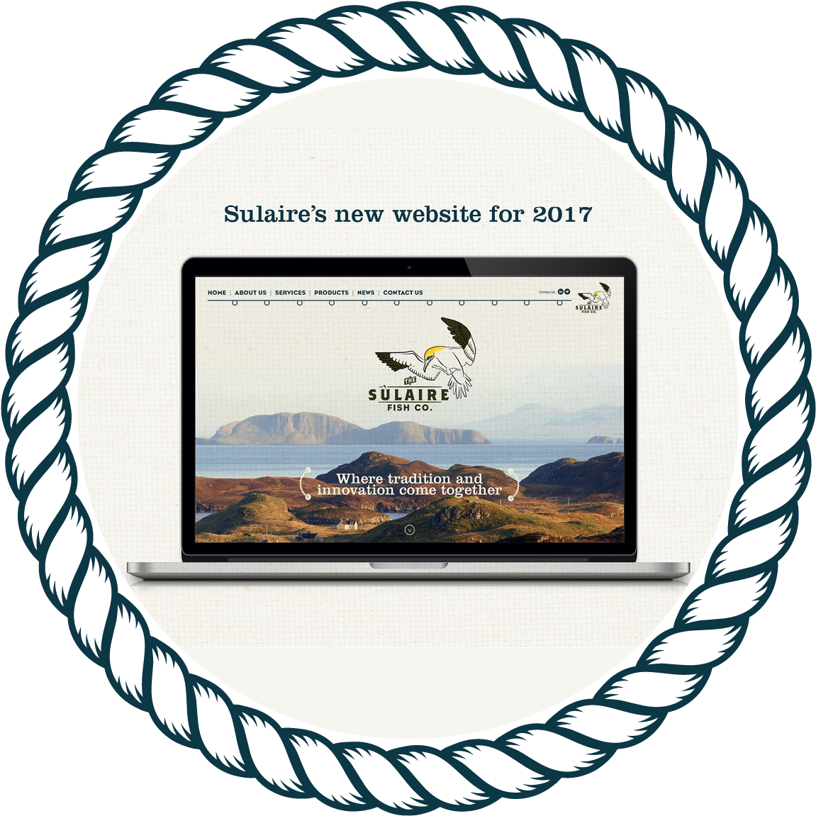 Sulaire New Website News Piece Image In Rope Border - Coloriage De Mandala Facile A Imprimer (1250x1250), Png Download