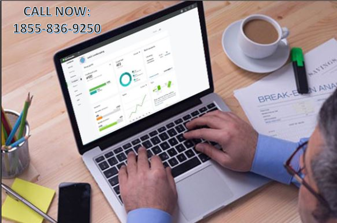 This Is Quickbooks' Best Phone Number 1855 836 9250, - Excel De Um Computador (1828x912), Png Download