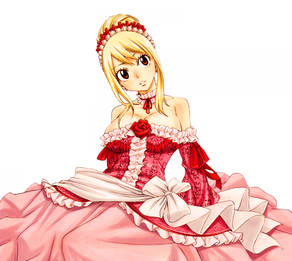Chapitre - Lucy Heartfilia In A Dress (600x537), Png Download