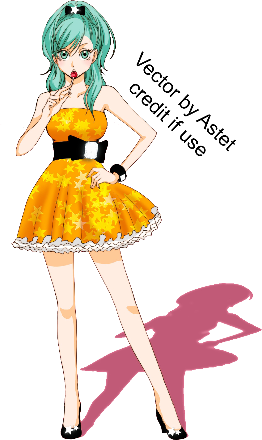 Lolipop Girl Photo Bulmavectorcopy - Bulma Briefs (848x1425), Png Download