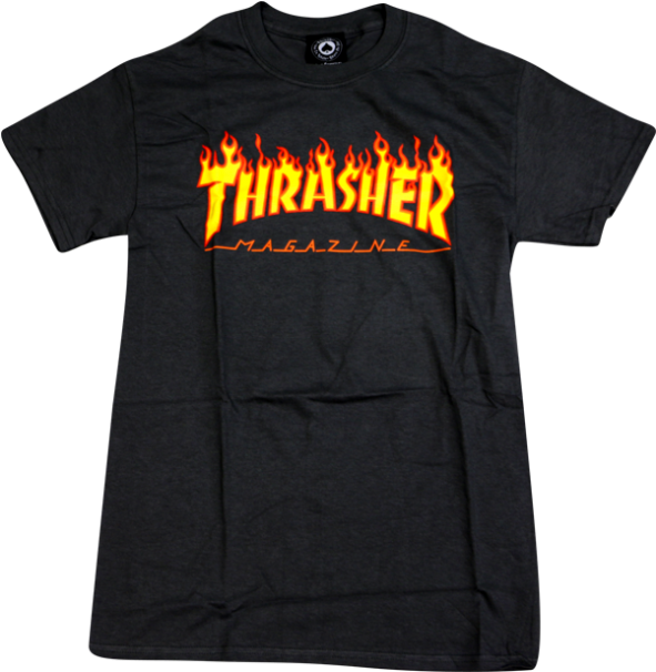 Black - Thrasher (590x714), Png Download