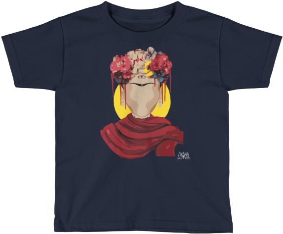 Frida Kahlo Kids Short Sleeve T-shirt - T-shirt (600x600), Png Download