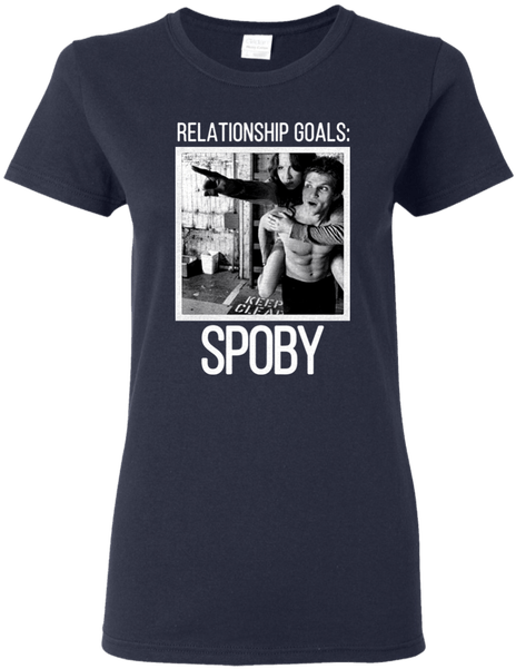 Troian Bellisario And Keegan Allen Official Spoby T-shirts - T Shirt Keegan Allen (600x600), Png Download