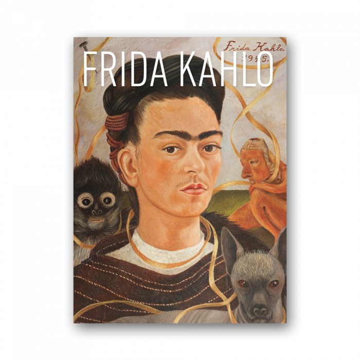 Frida Kahlo Katalógus - Self-portrait With Small Monkey (700x700), Png Download
