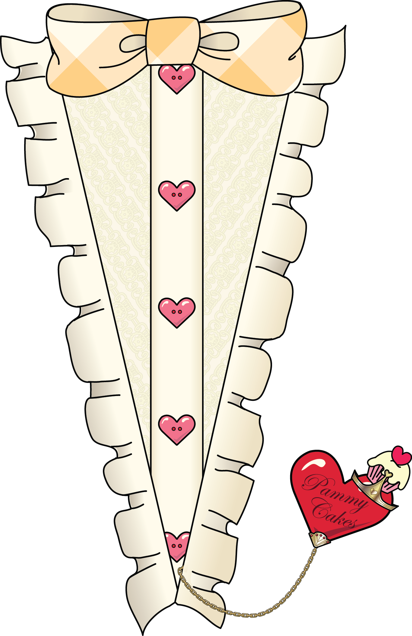 Kawaii Formal Kawaii Tee - Heart (1366x2107), Png Download