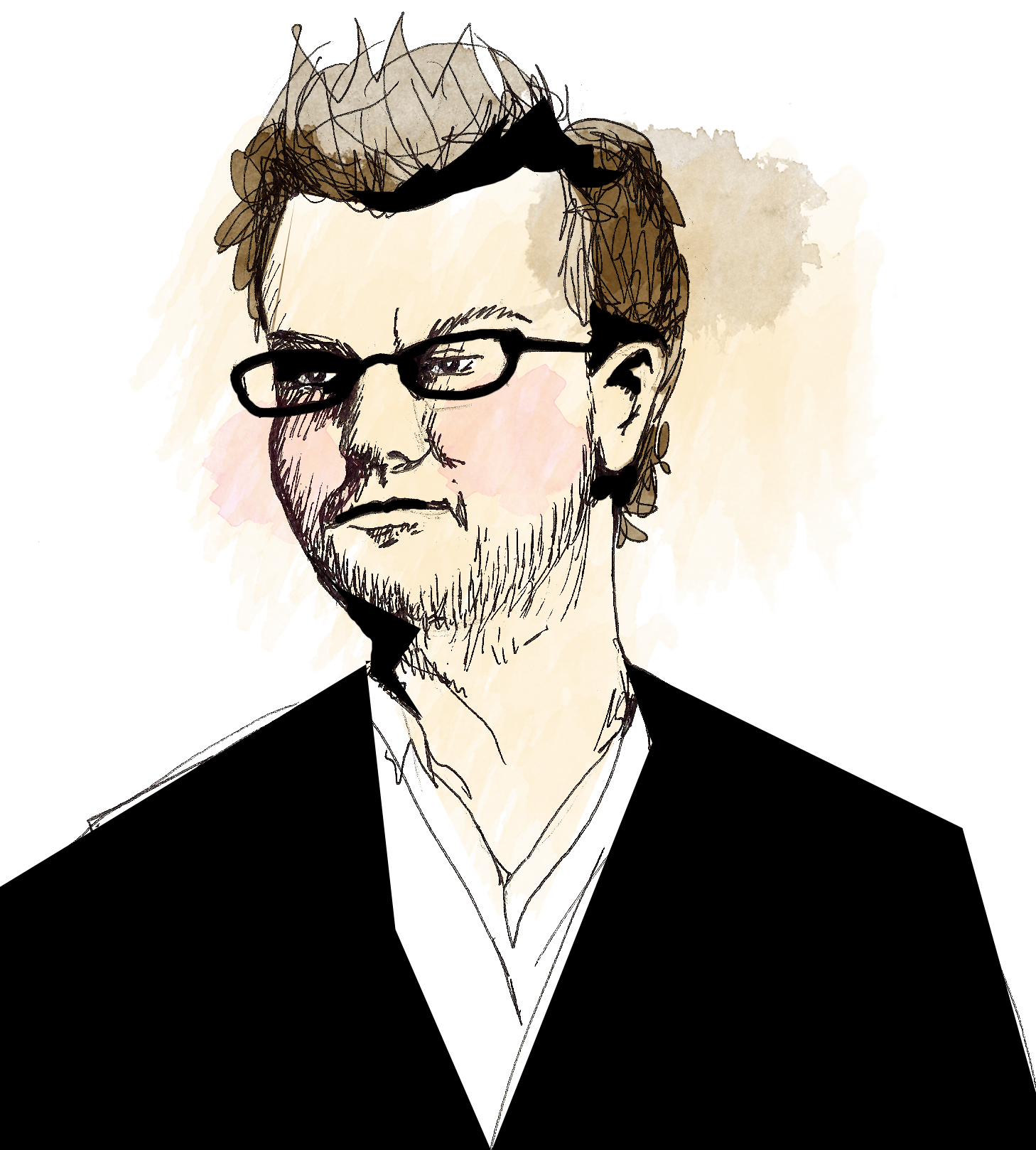 Rick Webb - Illustration (1458x1618), Png Download