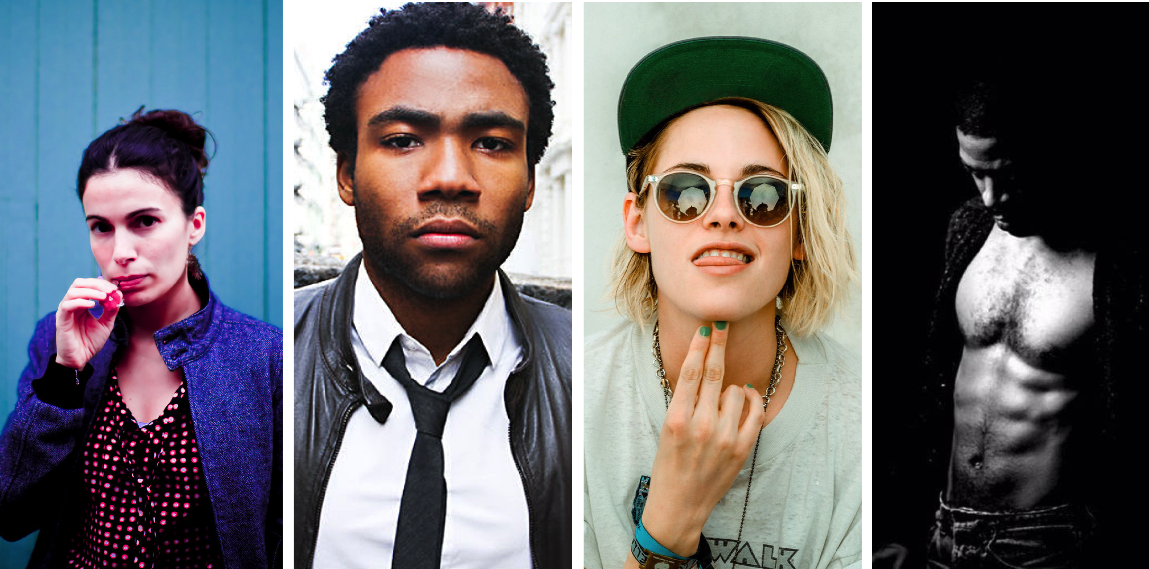 Childish Gambino, Kid Cudi, Pharrell Williams, John - Yael Naim (2309x1144), Png Download