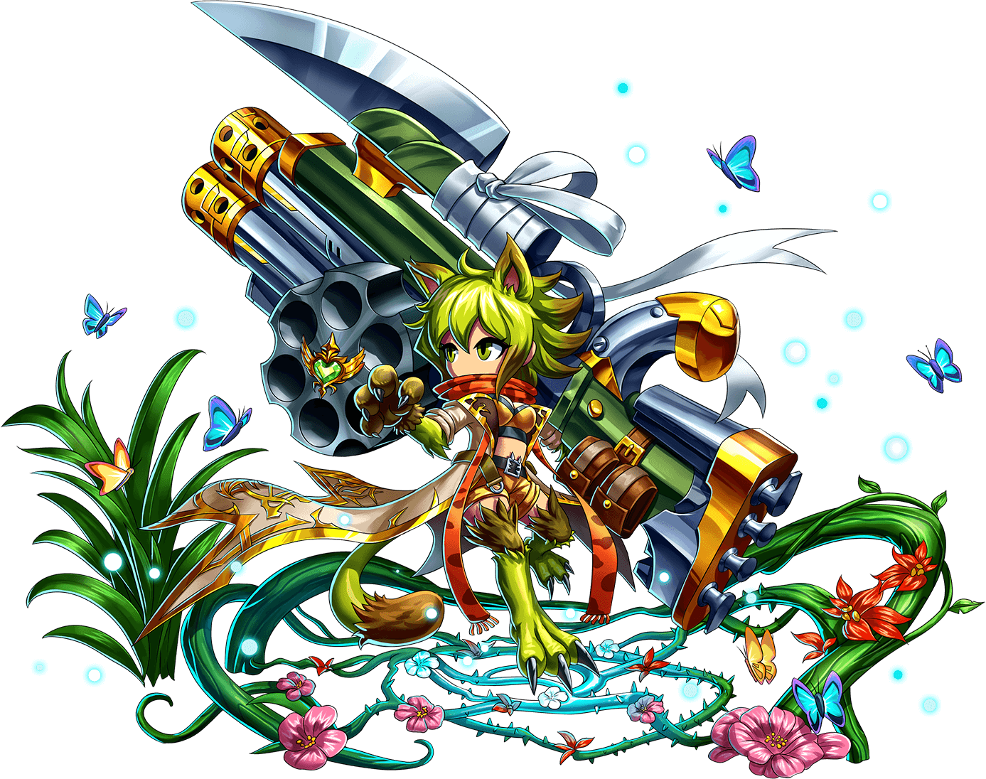 Unit Art - Brave Frontier Bayley Omni (1387x1096), Png Download