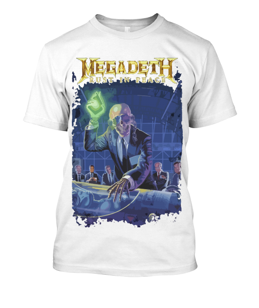 Megadeth T-shirt - T-shirt (530x630), Png Download