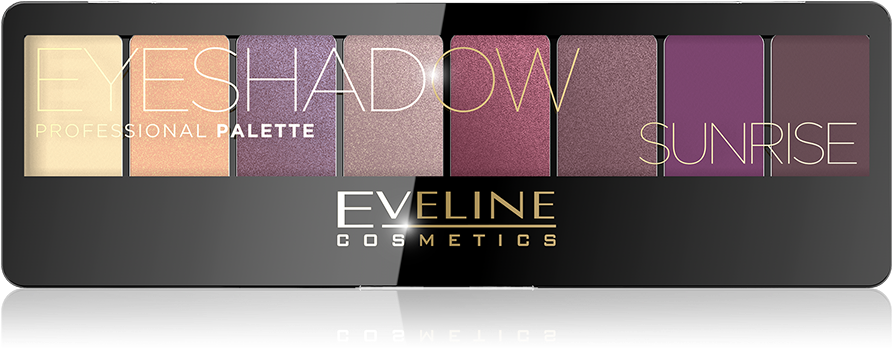 Sunrise Eyeshadow Professional Palette - Paletka Eveline Sunrise (1000x1000), Png Download