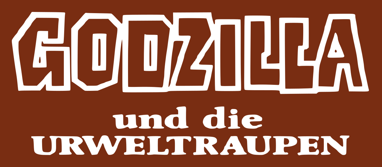 Godzilla Und Die Urweltraupen Logo - Poster (1280x559), Png Download