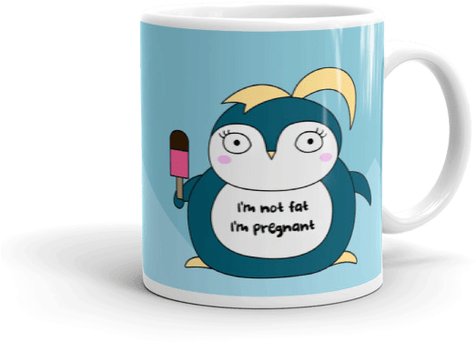 Pingu Mockup - Coffee Cup (600x600), Png Download