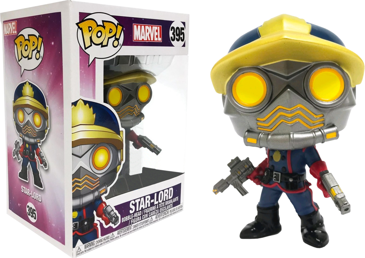 Ie Pop Marvel - Funko Pop Star Lord Comic Fest (1200x851), Png Download