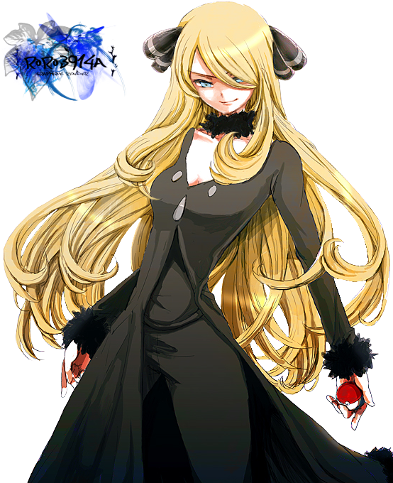 As Much As I Liked Elesa's Design , Cynthia Gets A - Ash And Cynthia Body Swap (584x701), Png Download