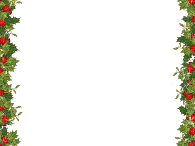 Border Clipart Holiday - Christmas Framework Transparent (640x480), Png Download