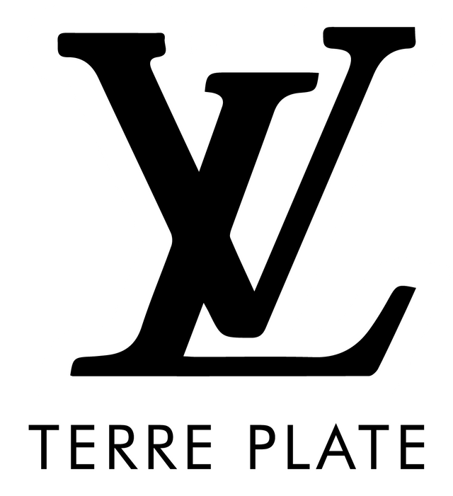 Lv Terre Plate Flat Earth Globexit - Louis Vuitton (640x701), Png Download