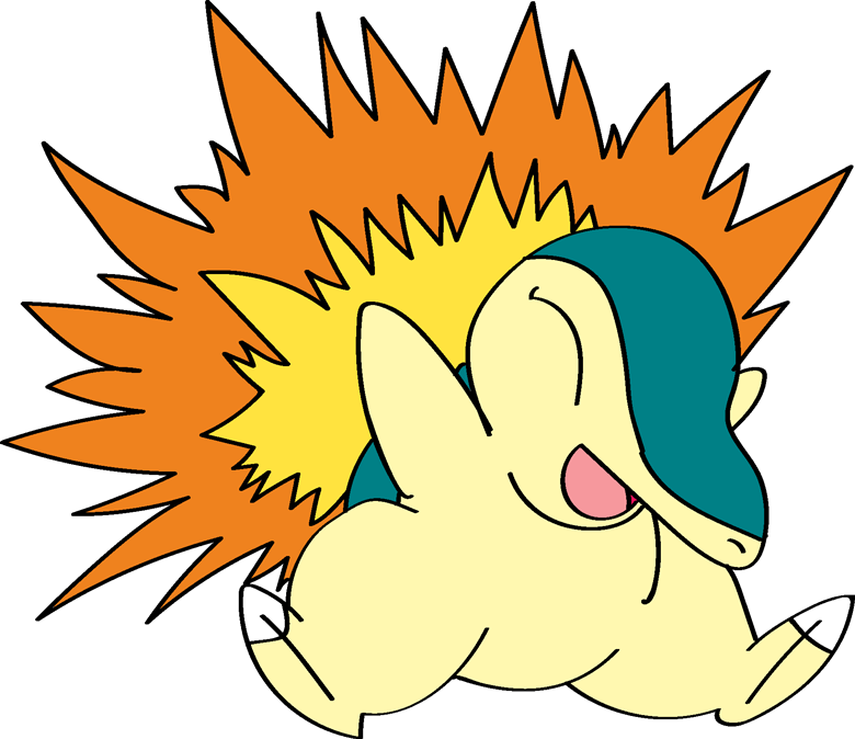 Cindy Into Cyndaquil - Cartoon (780x674), Png Download