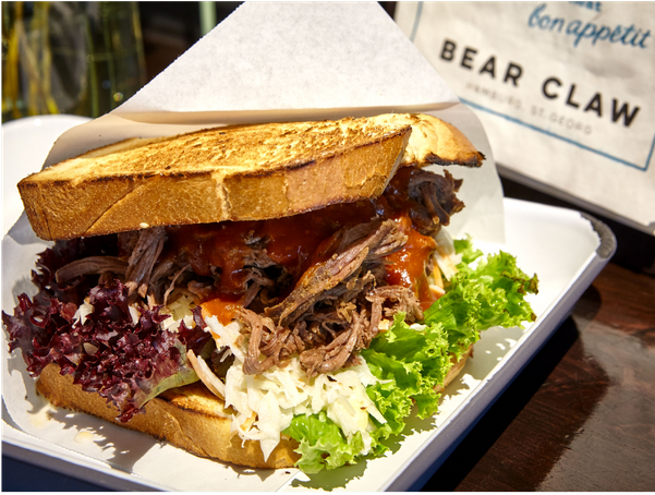 Photo Taken At Bear Claw By Business O - Fast Food (600x600), Png Download