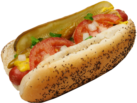 Hot Dog Cutout - Dodger Dog (800x599), Png Download