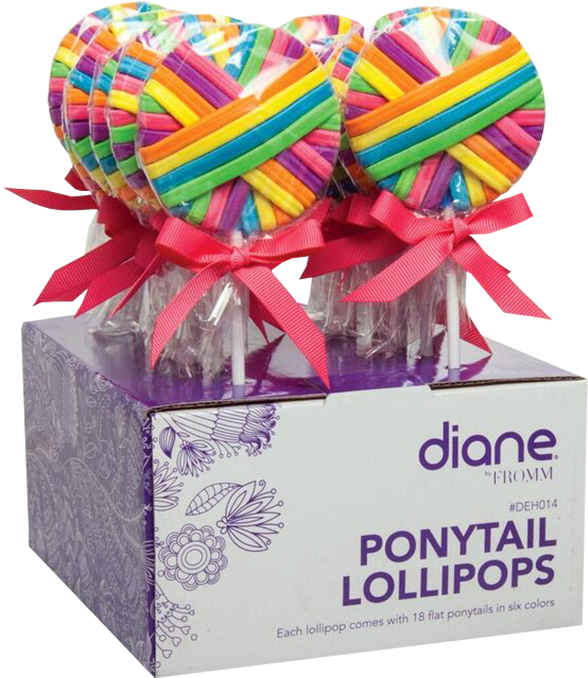 Diane Ponytail Lollypop - Box (636x750), Png Download
