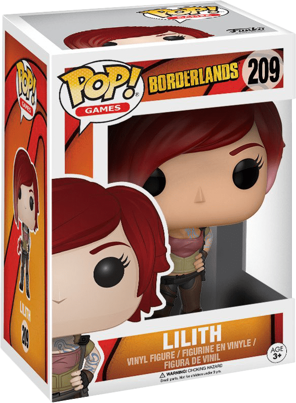 Funko Pop Games Borderlands Lilith - Borderlands Pop Vinyl (578x786), Png Download